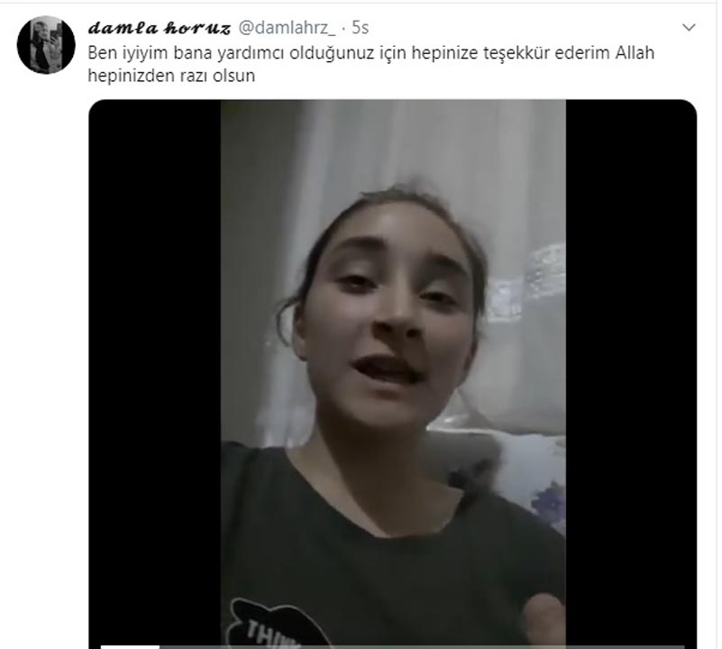 Damla Horoz kimdir, bulundu mu? Kayıp sanılan kızın videosu ortaya çıktı!