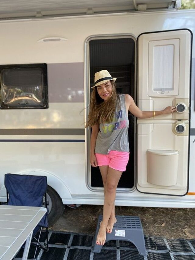 Burcu Kara'nın koronavirüse karşı karavan önlemi!