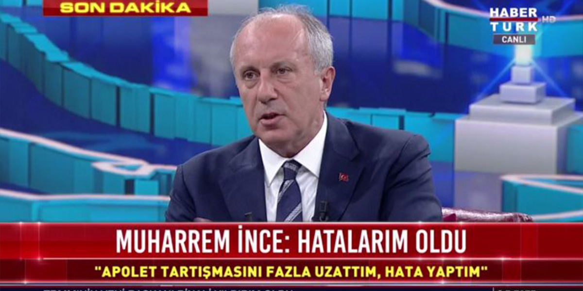 CHP'li İnce'den olay paylaşım!