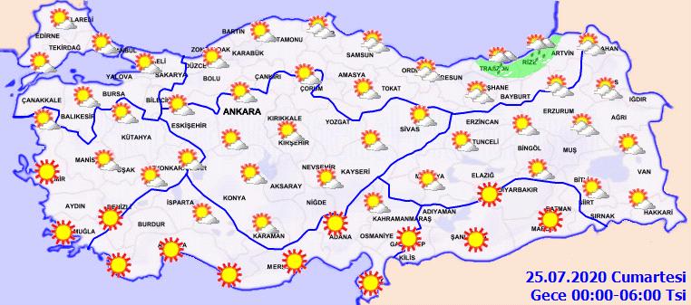 Meteoroloji o iller için uyarıyı verdi! Gök gürültülü sağanak yağışlar geliyor