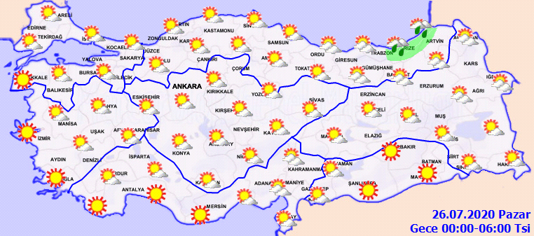 Meteoroloji'den o bölgeler için gök gürültülü sağanak yağış uyarısı!