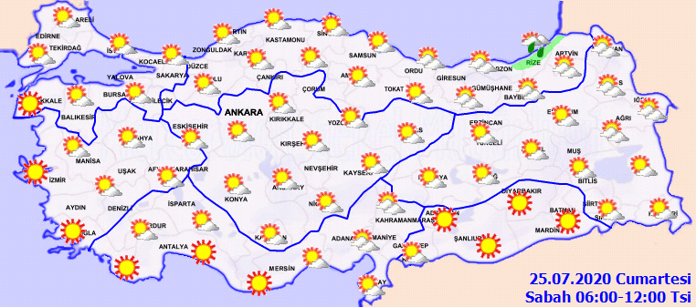 Meteoroloji'den o bölgeler için gök gürültülü sağanak yağış uyarısı!