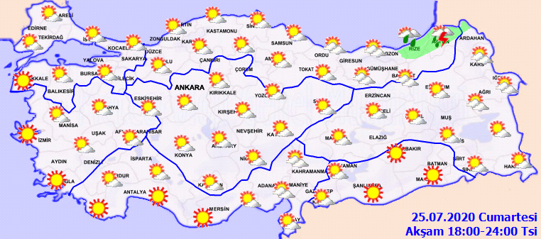 Meteoroloji'den o bölgeler için gök gürültülü sağanak yağış uyarısı!