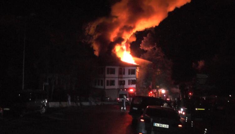 Safranbolu'da bulunan tarihi konaklarda yangın paniği!