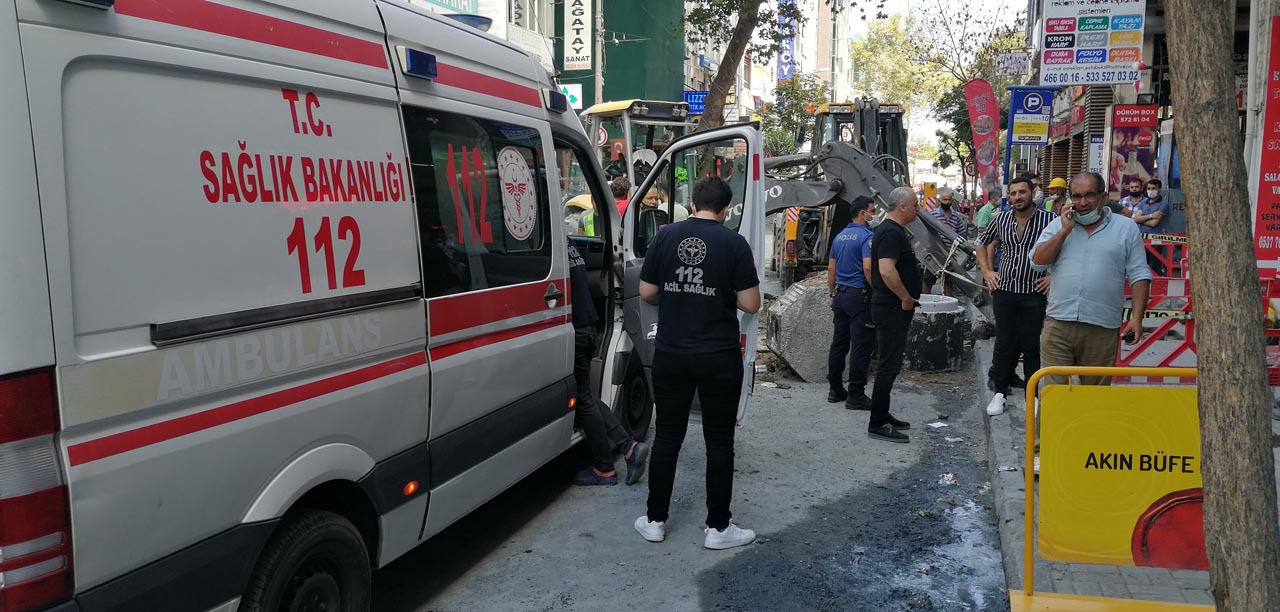 Üzerine kepçe düşen işçi feci şekilde can verdi