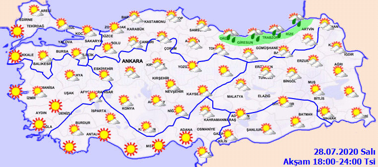 Meteoroloji uyardı: O illerde gök gürültülü sağanak etkili olacak