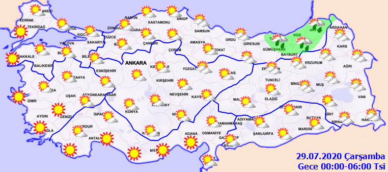 Meteoroloji uyardı: O illerde gök gürültülü sağanak etkili olacak