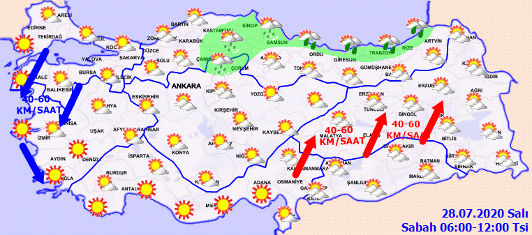 Meteoroloji uyardı: O illerde gök gürültülü sağanak etkili olacak