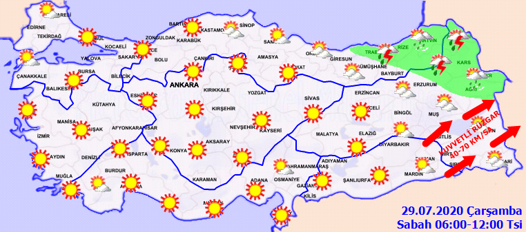 Meteoroloji açıkladı: Sıcaklıklar artacak
