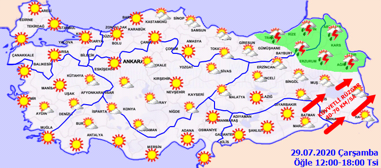Meteoroloji açıkladı: Sıcaklıklar artacak