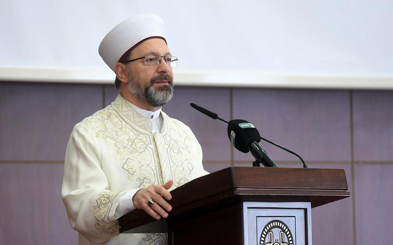 Diyanet İşleri Başkanı Erbaş'tan Kurban Bayramı ile ilgili mesaj yayınladı!