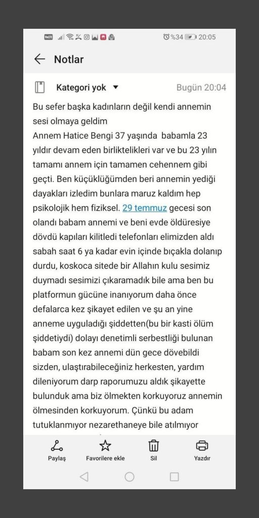 Kızını ve eşini sabaha kadar dövdü! Genç kadın isyan etti!