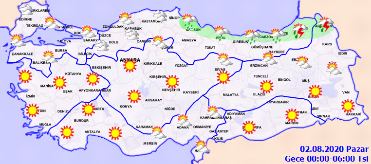 Kurban Bayramı'nda hava nasıl olacak? 1 Ağustos hava durumu raporu