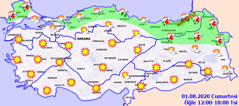 Kurban Bayramı'nda hava nasıl olacak? 1 Ağustos hava durumu raporu