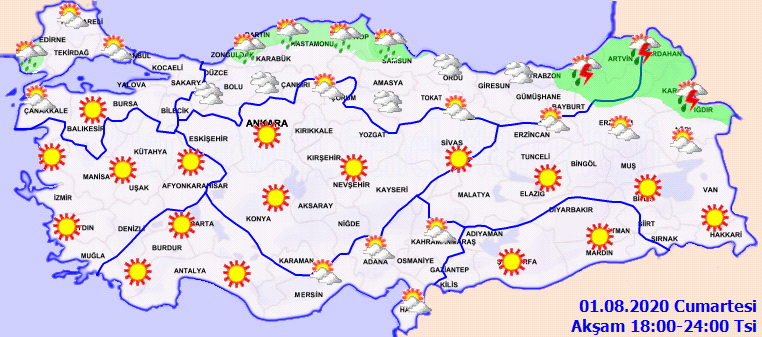 Kurban Bayramı'nda hava nasıl olacak? 1 Ağustos hava durumu raporu