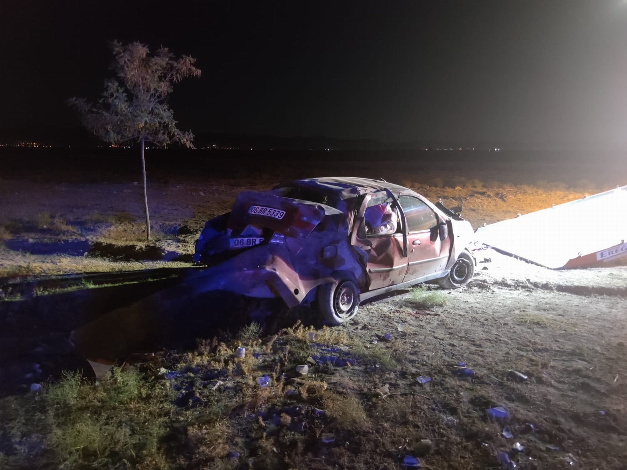 Otomobil takla attı:1 ölü , 4 yaralı !