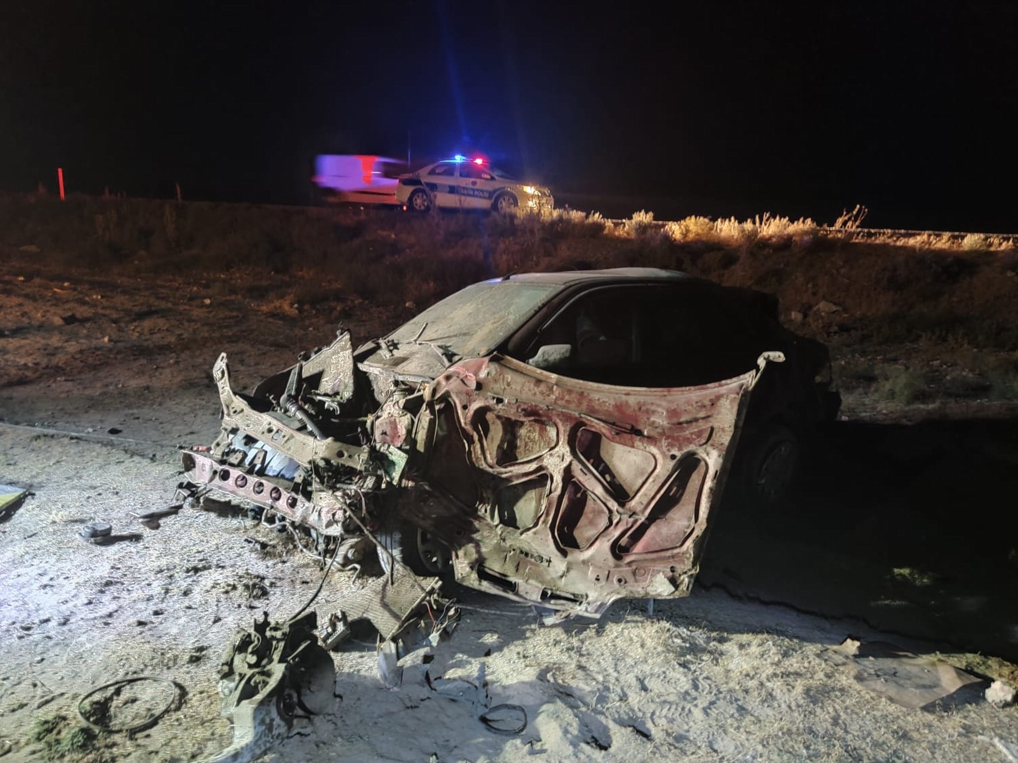 Otomobil takla attı:1 ölü , 4 yaralı !