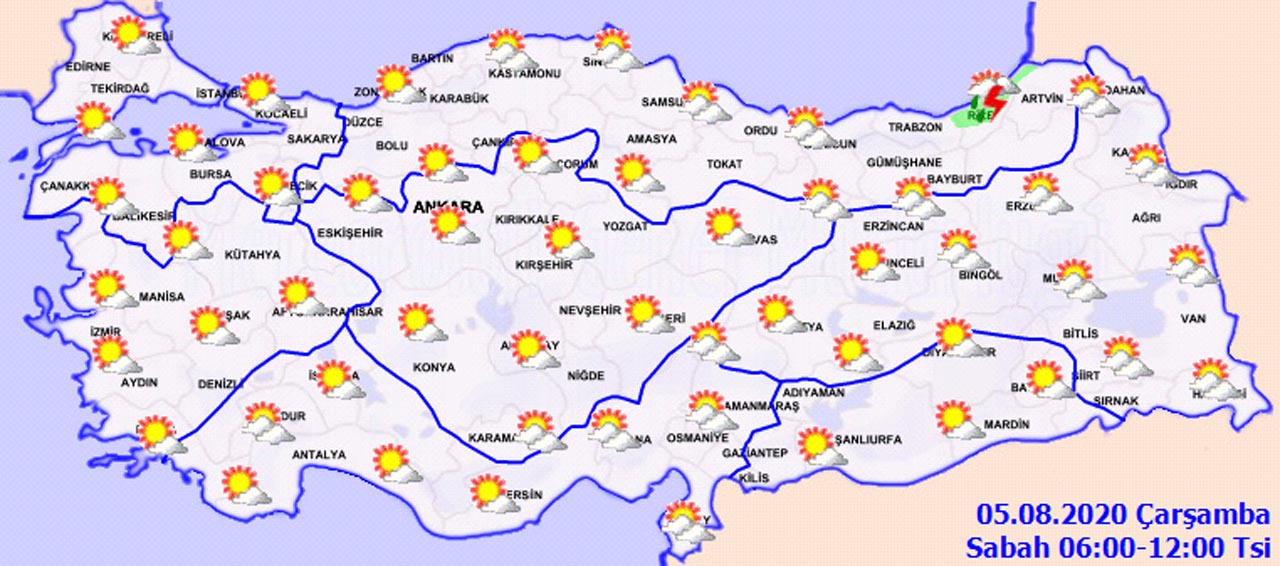 Meteoroloji o illeri uyardı! Sağanak yağış geliyor
