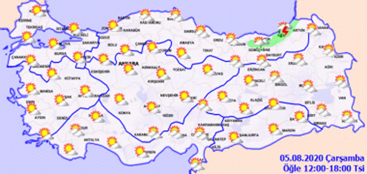 Meteoroloji o illeri uyardı! Sağanak yağış geliyor
