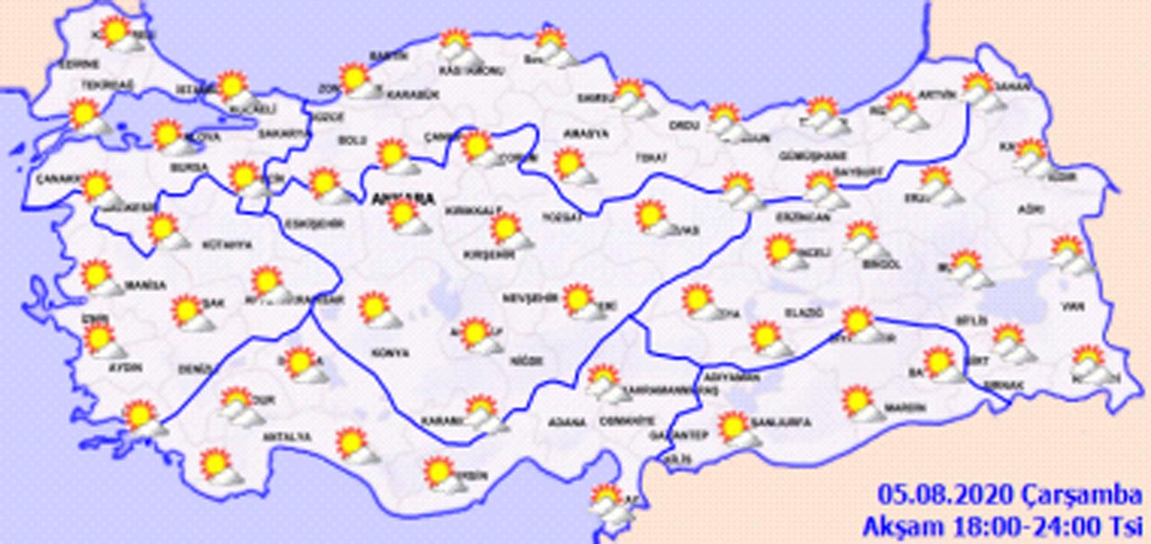 Meteoroloji o illeri uyardı! Sağanak yağış geliyor