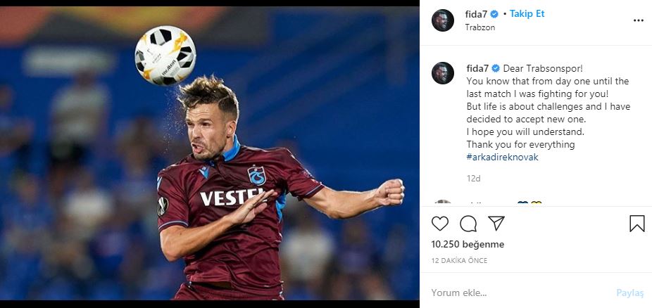 Fenerbahçe'den Filip Novak transferine ilişkin açıklama