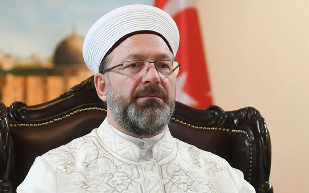 Diyanet İşleri Başkanı'ndan kılıç ve beddua eleştirilerine yanıt