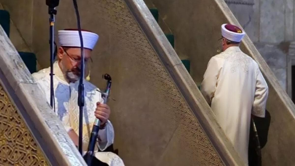 Diyanet İşleri Başkanı'ndan kılıç ve beddua eleştirilerine yanıt