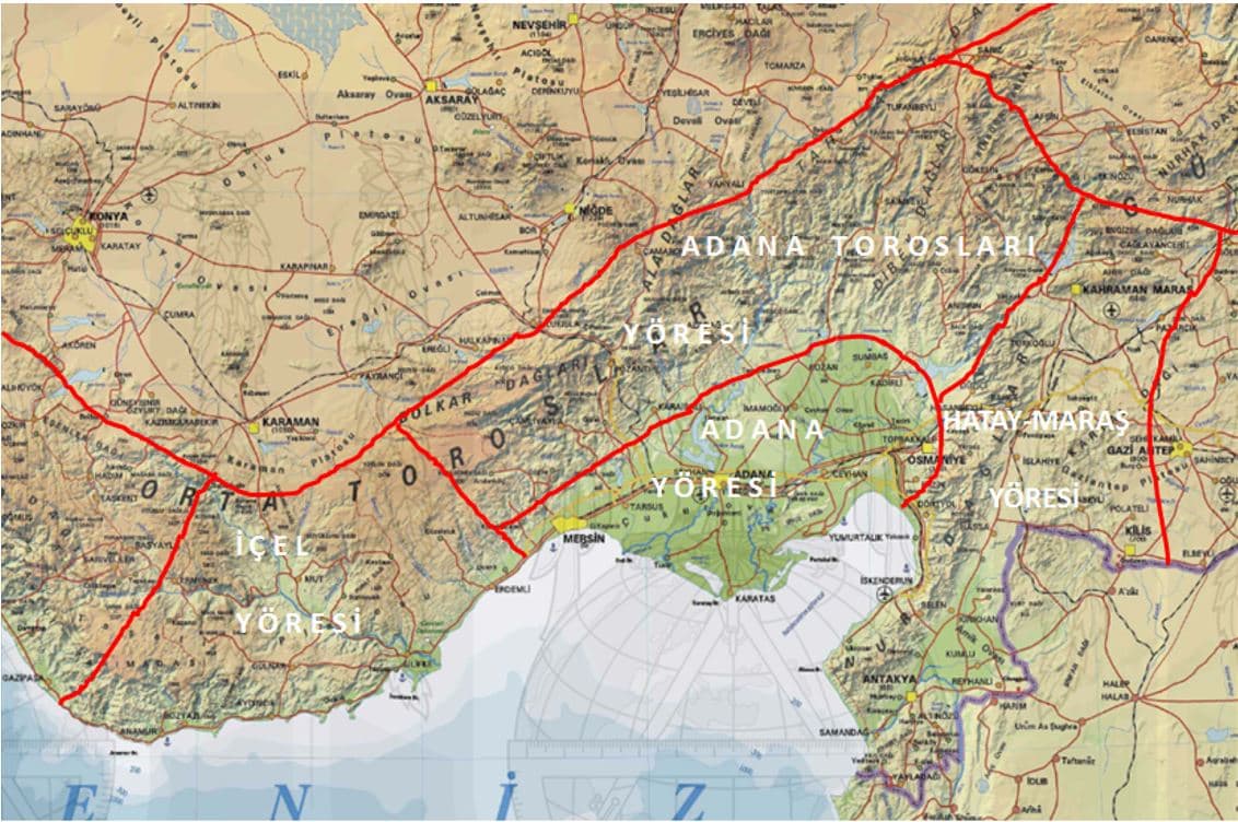 Amanos Dağları nerede? Amanos neresi? Amanos Dağları harita