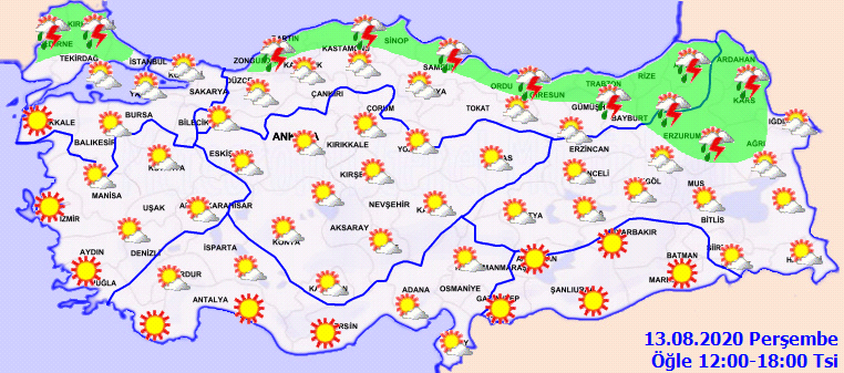 Meteoroloji açıkladı! O bölgelerde sağanak etkili olacak