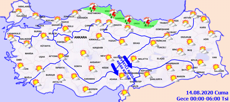 Meteoroloji açıkladı! O bölgelerde sağanak etkili olacak