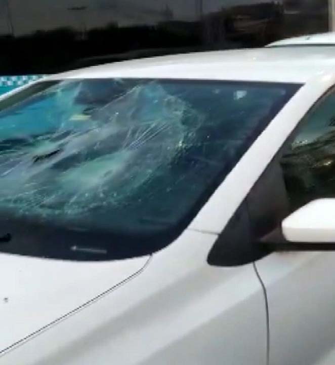 Tartıştığı kadına dehşeti yaşattı! Küfretti, aracın camını kırdı