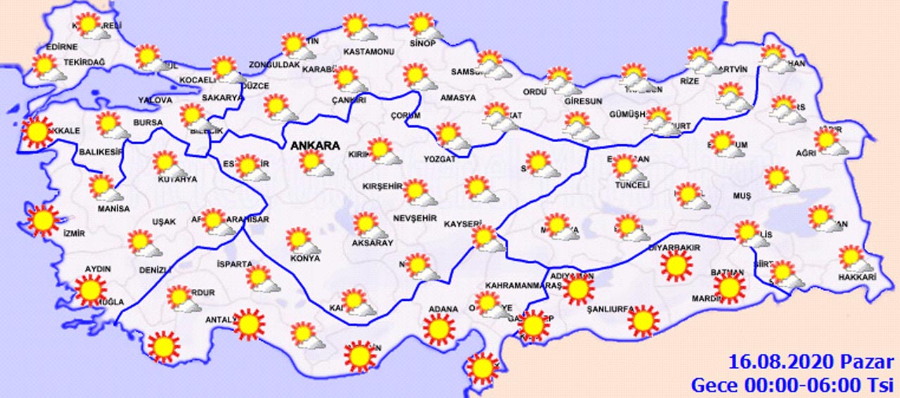 Meteoroloji'den hafta sonu için hava durumu açıklaması: O illere yağış geliyor