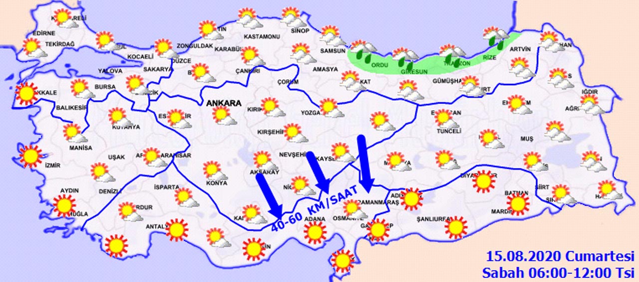 Meteoroloji'den hafta sonu için hava durumu açıklaması: O illere yağış geliyor
