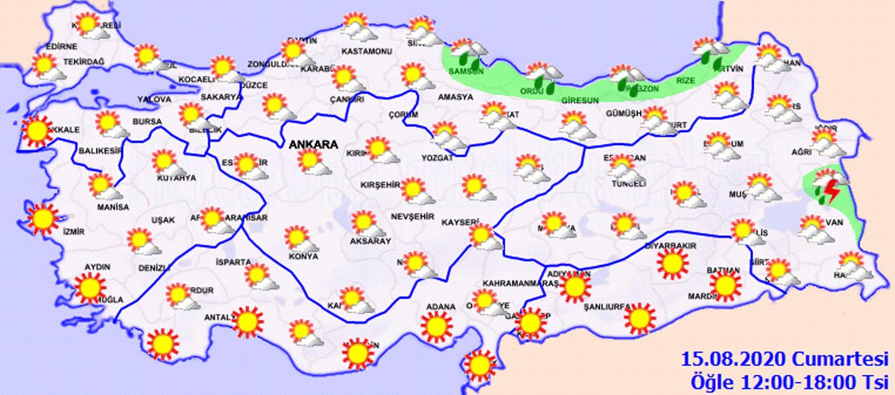 Meteoroloji'den hafta sonu için hava durumu açıklaması: O illere yağış geliyor