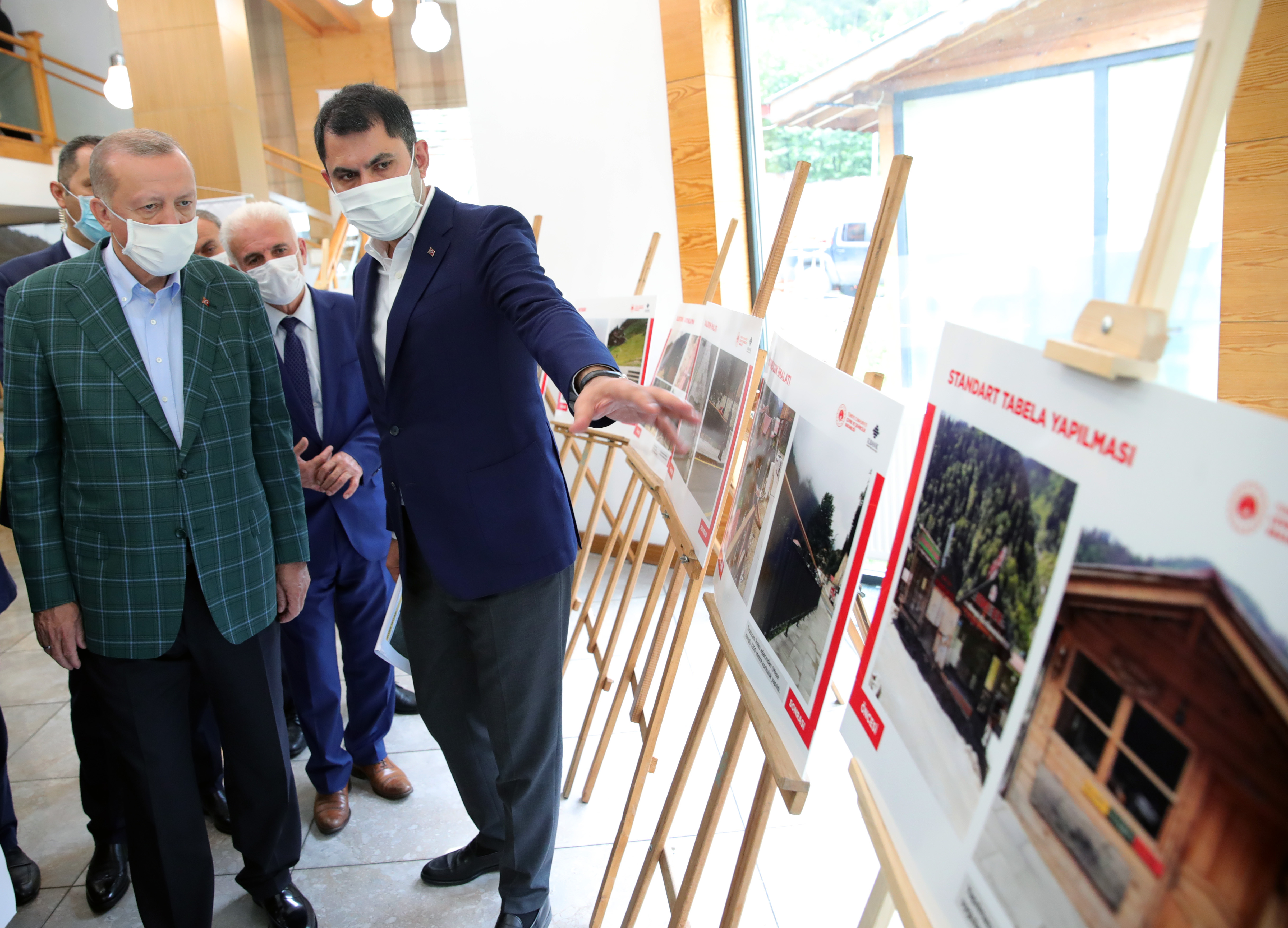 Cumhurbaşkanı Erdoğan, Ayder Yaylasını inceledi