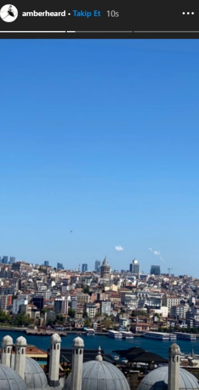 Amber Heard'ın İstanbul hayranlığı: 'Bu muhteşem şehre daha fazla aşık olamazdım"