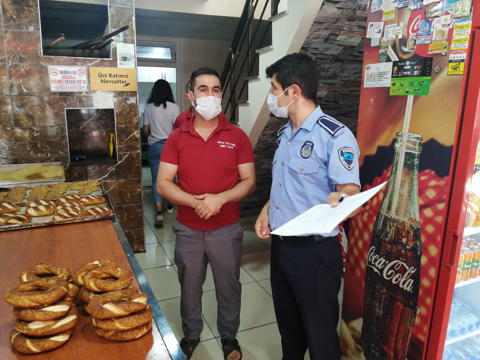 Pendik'te maske ve sosyal mesafe denetimlerine devam ediliyor!