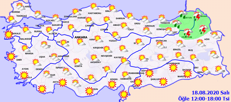 Meteroloji o illerimiz uyardı! Sağanak yağış geliyor