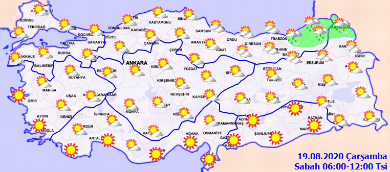 Meteorolojiden gök gürültülü sağanak yağmur uyarısı!