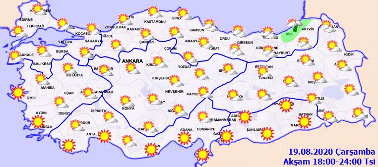Meteorolojiden gök gürültülü sağanak yağmur uyarısı!