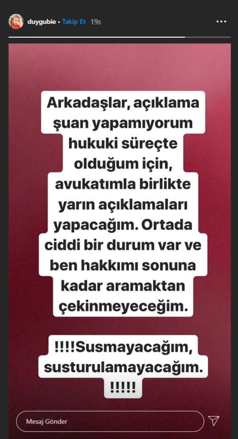 Youtuber Duygu Köseoğlu’nun sevgilisi Onur Turgut’a uzaklaştırma verildi!