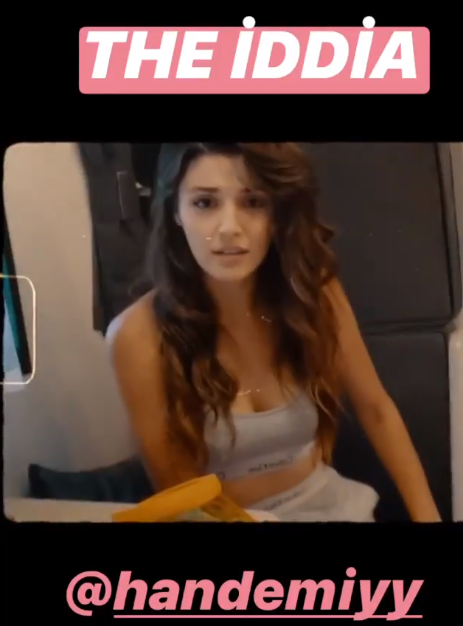 Hande Erçel ve Kerem Bursin iddiaya girdi!