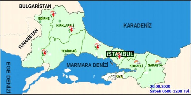 Meteoroloji'den İstanbul'a sağanak yağış uyarısı!