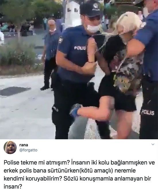 Rana Batı ve polis memurunun açıklamaları ortaya çıktı