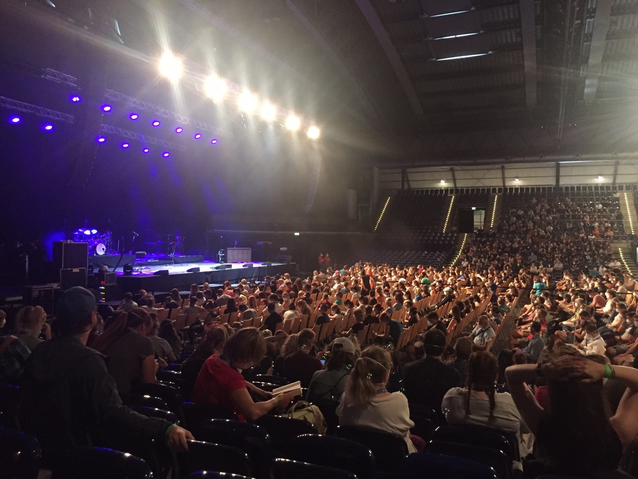 Almanya'da kovid-19 yayılma riskini ölçmek için konser yapıldı