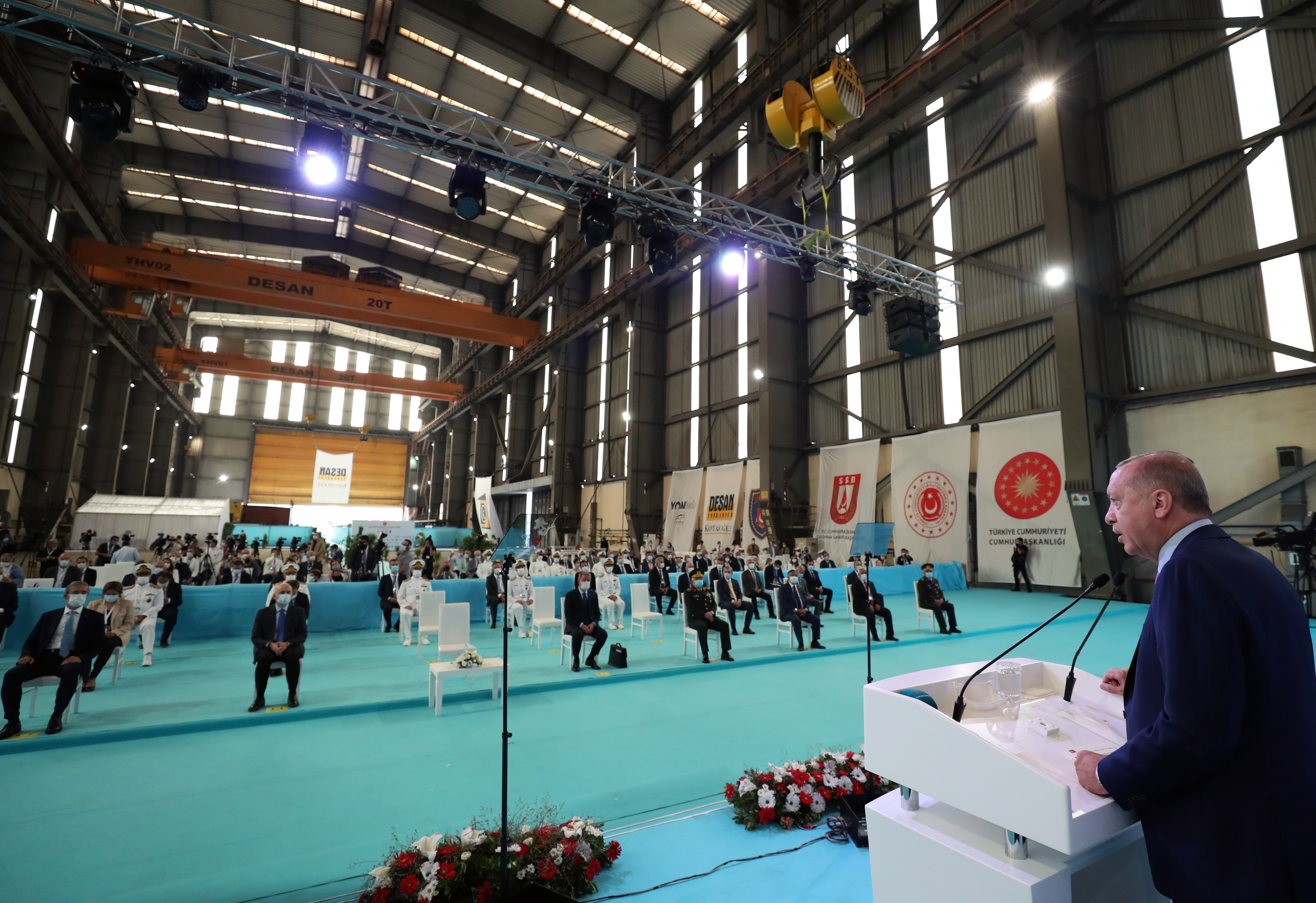 Erdoğan'dan sektör öncülerine çağrı: Gelin uçak gemisi de yapalım