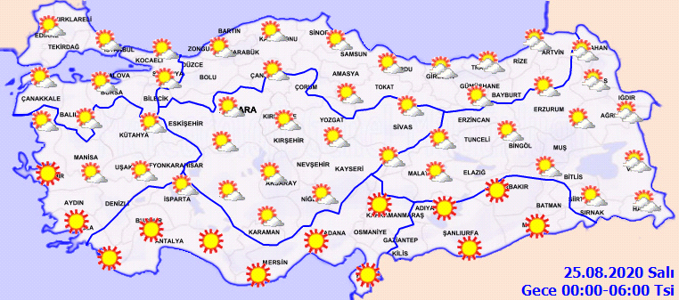 Meteoroloji açıkladı: Hava sıcaklıkları artıyor!