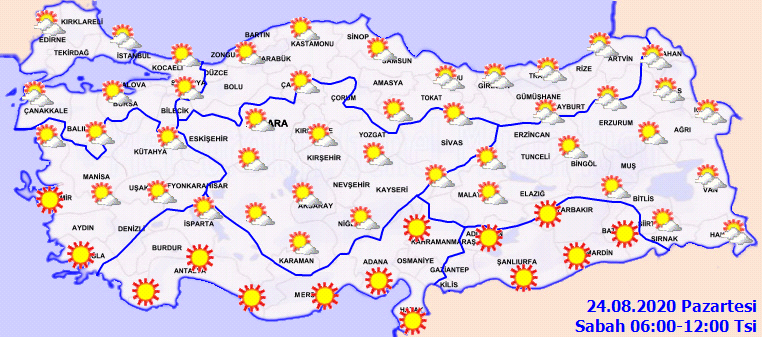 Meteoroloji açıkladı: Hava sıcaklıkları artıyor!