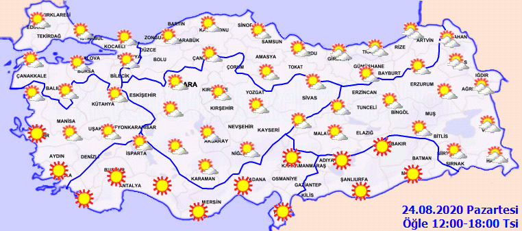 Meteoroloji açıkladı: Hava sıcaklıkları artıyor!