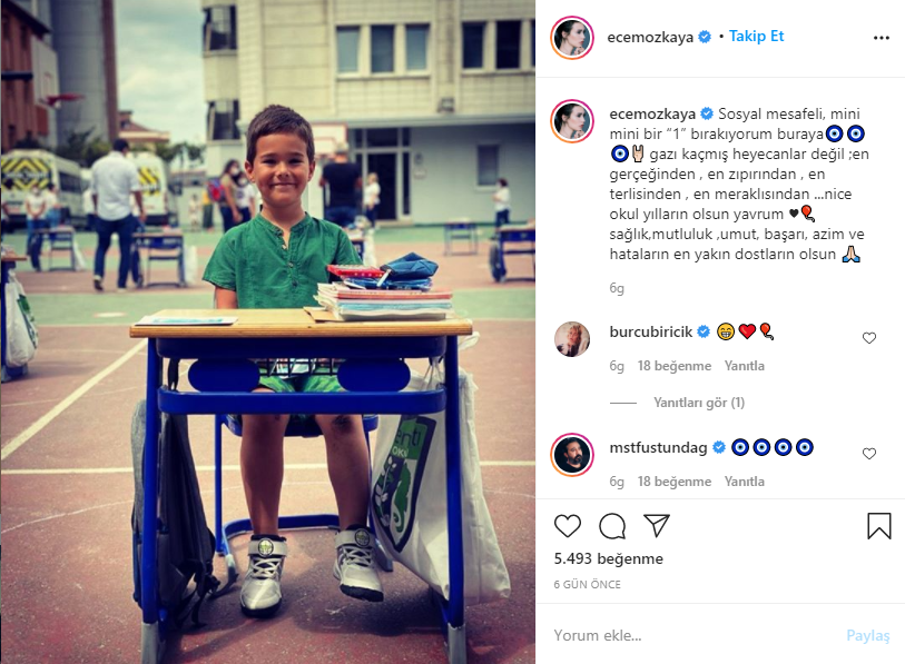 Mustafa Üstündağ ve Ecem Özkaya, oğulları için bir araya geldi